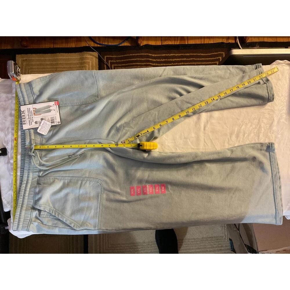 RBX live life active French terry cropped pants XXL - Picture 3 of 8